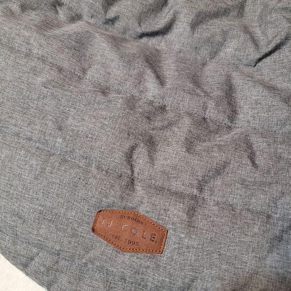 JJ Cole Carseat Cover Gray sherpa winter cold weather - Picture 2 of 5